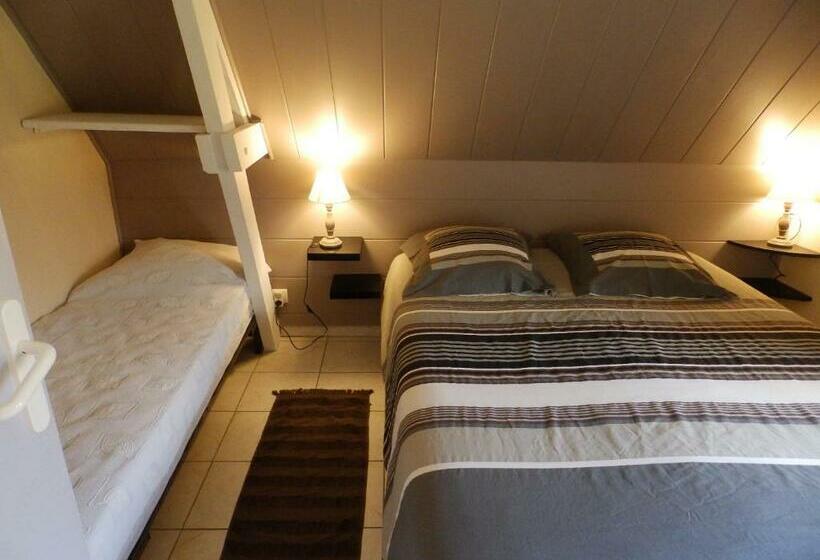 标准间带露台, La Griotte & Spa&piscine