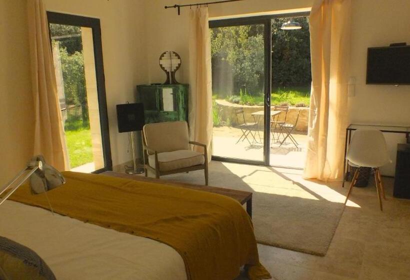 غرفة ديلوكس مطلّة علي الحديقة, Mas Notre Dame