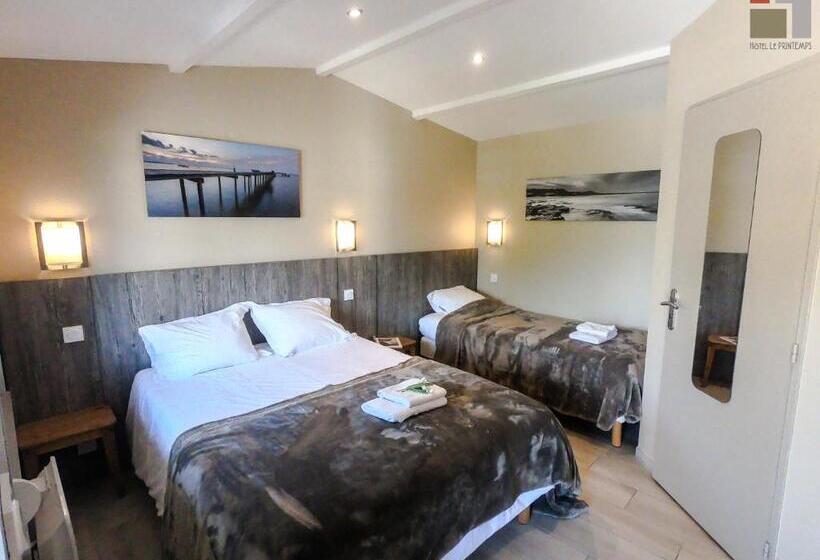 带露台的高档房间, Hôtel Le Printemps