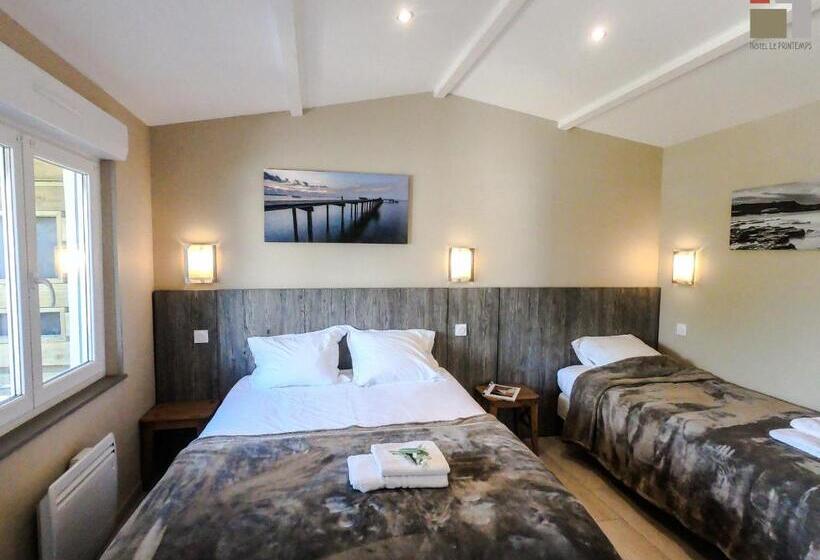 带露台的高档房间, Hôtel Le Printemps