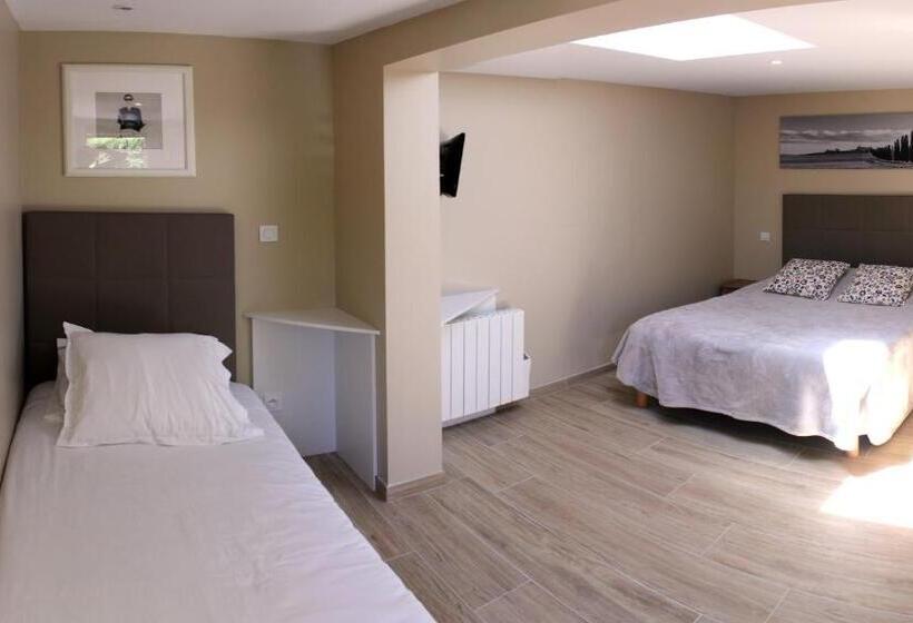 带露台的高档房间, Hôtel Le Printemps