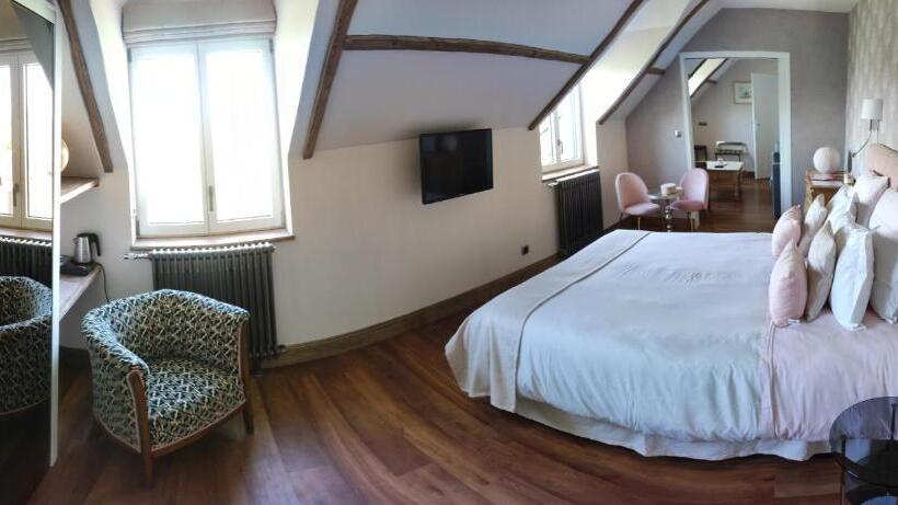 高级套房带海景, Domaine Du Clos Fleuri Spa