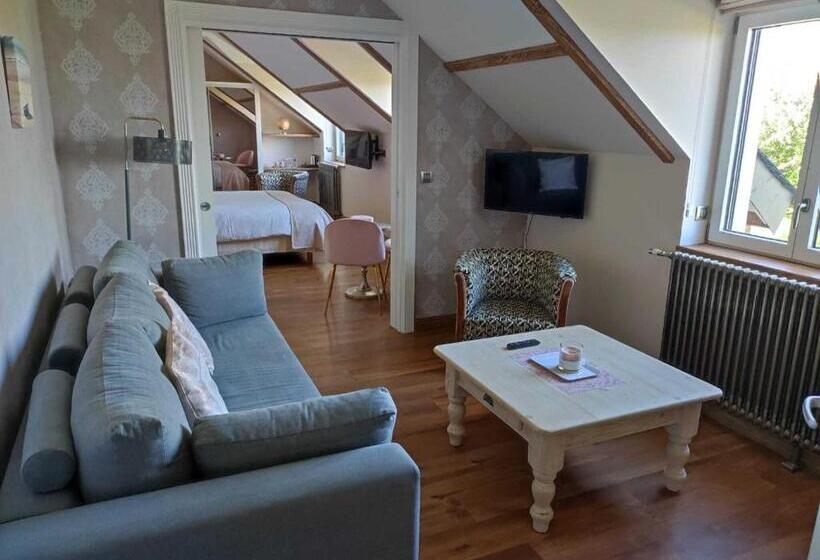 高级套房带海景, Domaine Du Clos Fleuri Spa