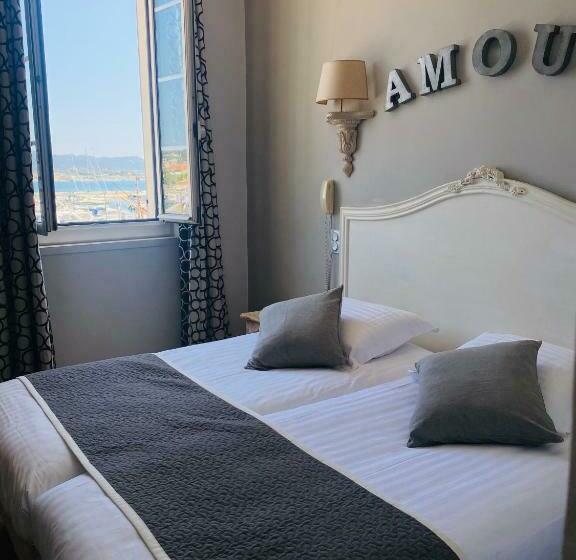 可观海景的舒适型房间, Restaurant De La Tour