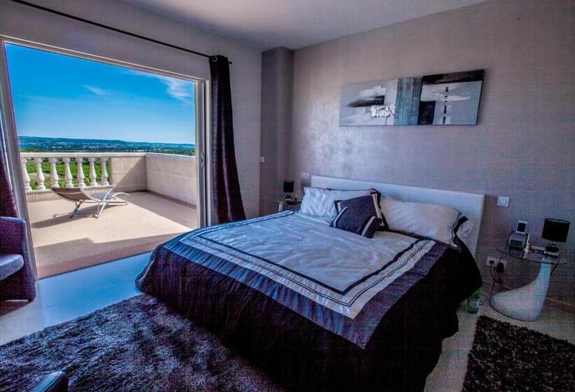 דירת חדר עם טרסה, Chateau De Valloubiere