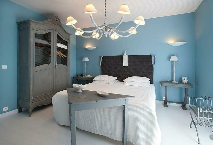 اتاق استاندارد با چشم‌انداز باغ, De Charme Le Sud Bretagne