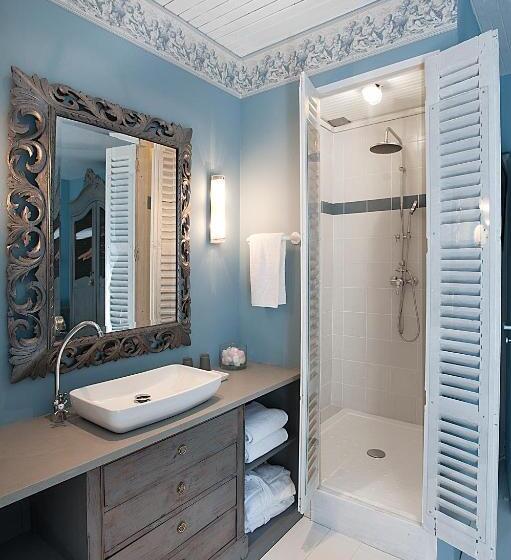 اتاق استاندارد با چشم‌انداز باغ, De Charme Le Sud Bretagne