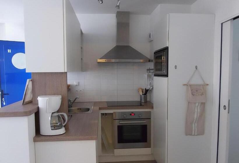 침실 1개 발코니 아파트, Résidence Belle Plage