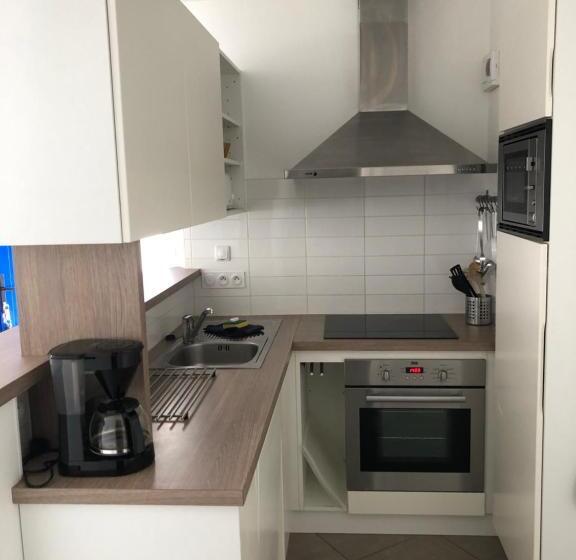 침실 1개 발코니 아파트, Résidence Belle Plage