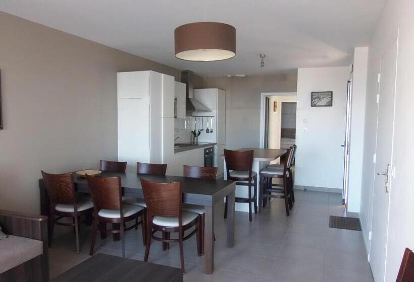 침실 1개 발코니 아파트, Résidence Belle Plage