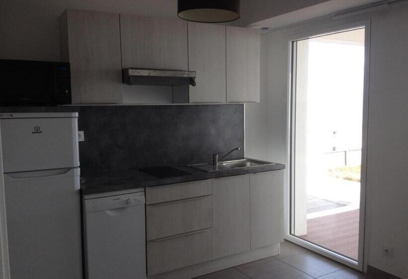 شقة غرفة واحدة مزودة بتراس, Résidence Belle Plage