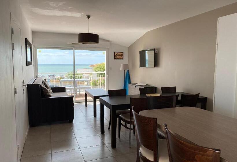 شقة غرفة نوم واحدة مزودة بشُرفة, Résidence Belle Plage