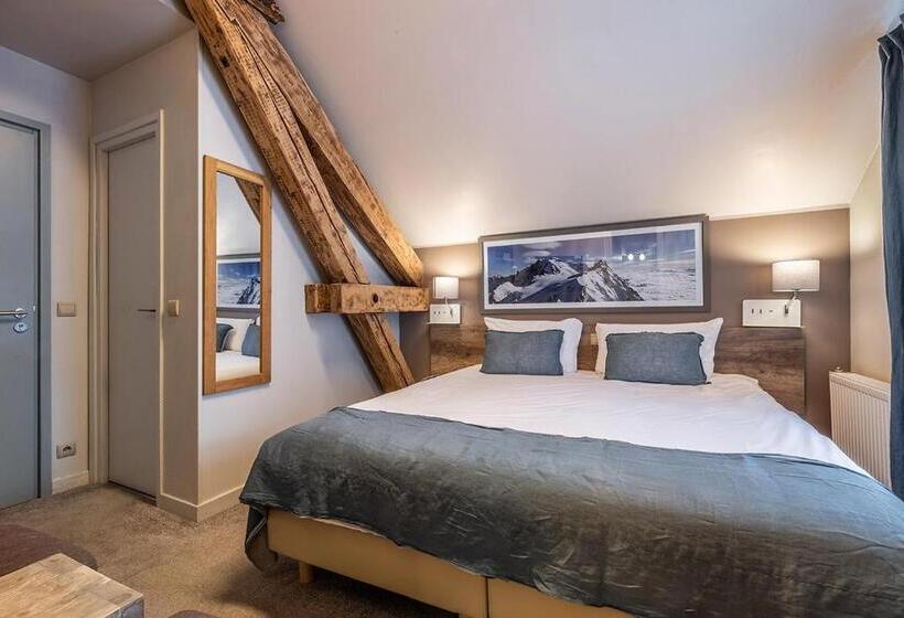 חדר סטנדרט נוף להרים, Eden Hotel, Apartments And Chalet Chamonix Les Praz