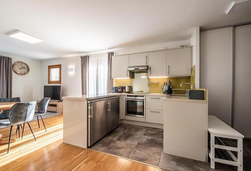 דירת שלושה חדרים, Eden Hotel, Apartments And Chalet Chamonix Les Praz