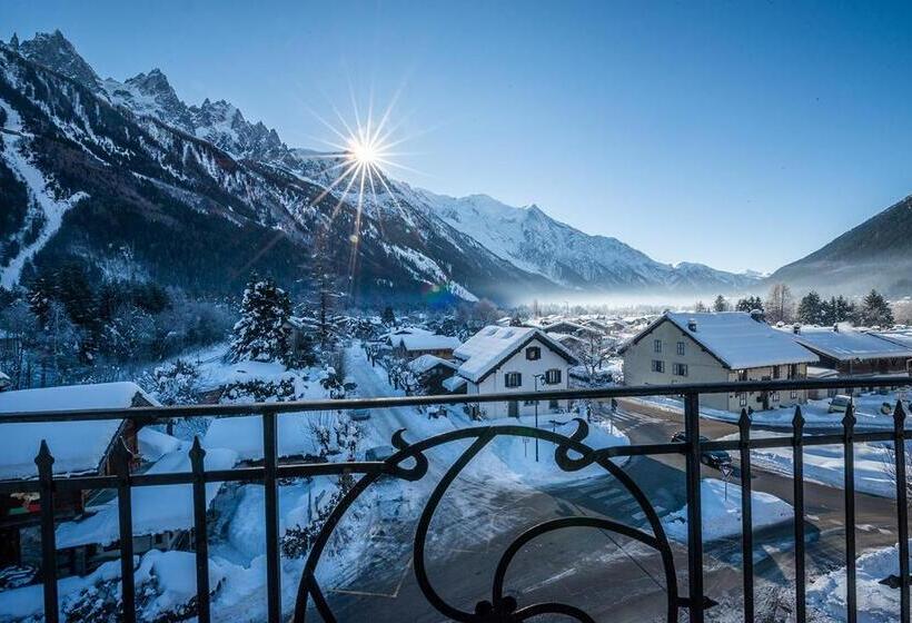 带观景的标准间, Eden Hotel, Apartments And Chalet Chamonix Les Praz