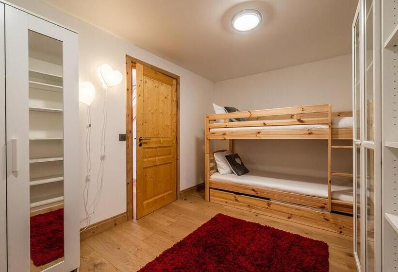 דירת 5 חדרי שינה, Eden Hotel, Apartments And Chalet Chamonix Les Praz