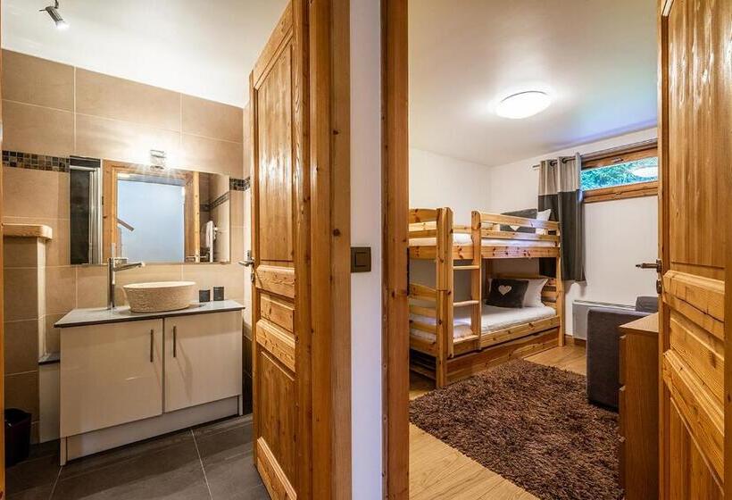 דירת 5 חדרי שינה, Eden Hotel, Apartments And Chalet Chamonix Les Praz