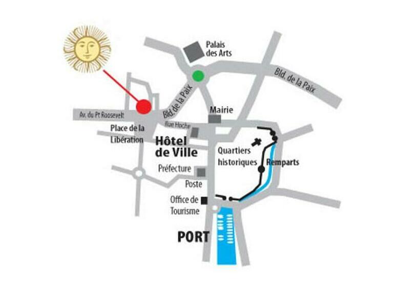 침실 3개 아파트, Appart Hôtel Le Liberté Vannes Centre Ville