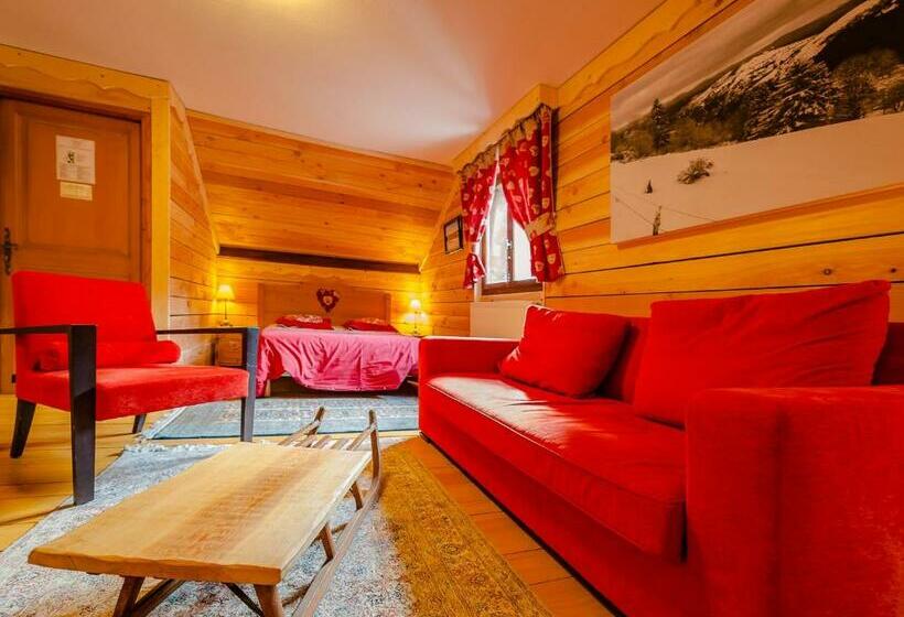 غرفة قياسية رباعية, Auberge De Liezey