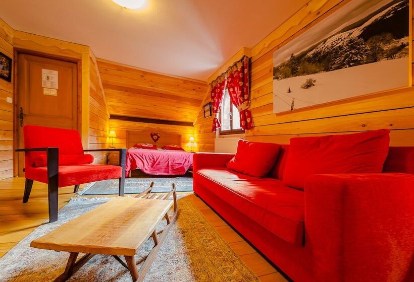 غرفة قياسية رباعية, Auberge De Liezey