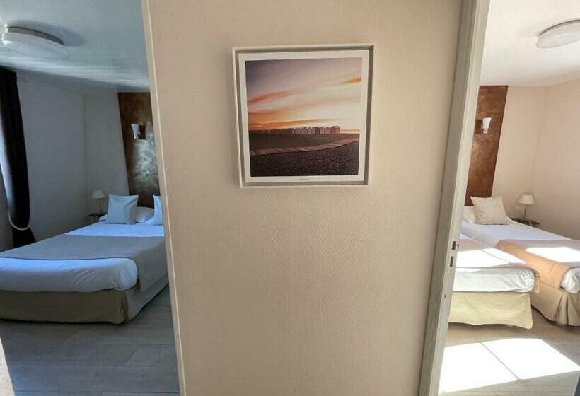 패밀리 룸 바다 전망, Hôtel De La Plage