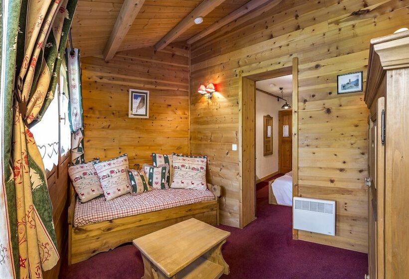 חדר סטנדרט לשלושה, Le Chalet D'en Hô