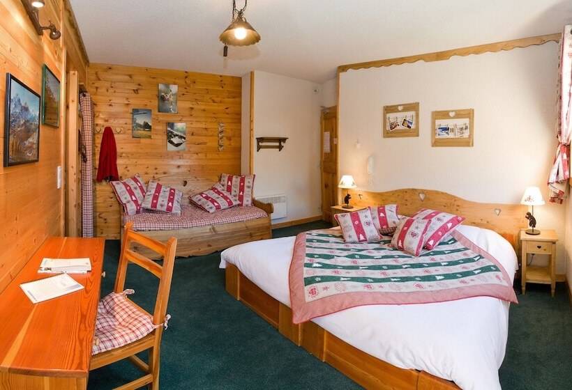 חדר סטנדרט לשלושה, Le Chalet D'en Hô