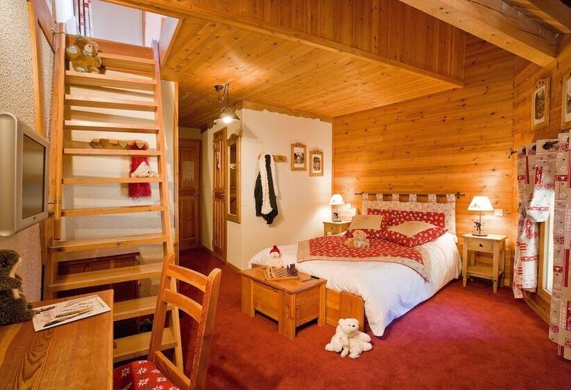 חדר סטנדרט לשלושה, Le Chalet D'en Hô