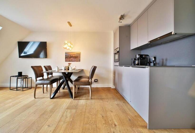 침실 1개 디럭스 아파트, Aparthotel Seepferdchen