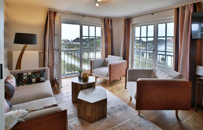 침실 1개 디럭스 아파트, Aparthotel Seepferdchen