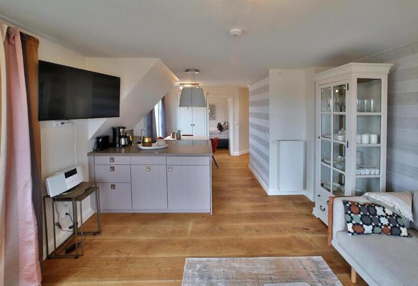 침실 1개 디럭스 아파트, Aparthotel Seepferdchen