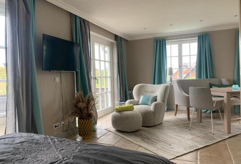 디럭스 룸 측면 바다 전망, Aparthotel Seepferdchen