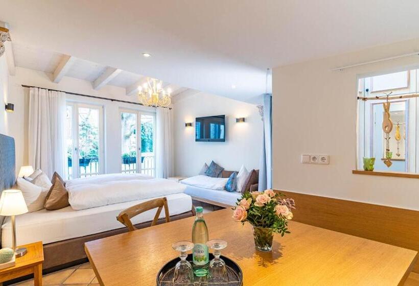 带1个卧室带花园景观的公寓, Apartment Hotel Schreier