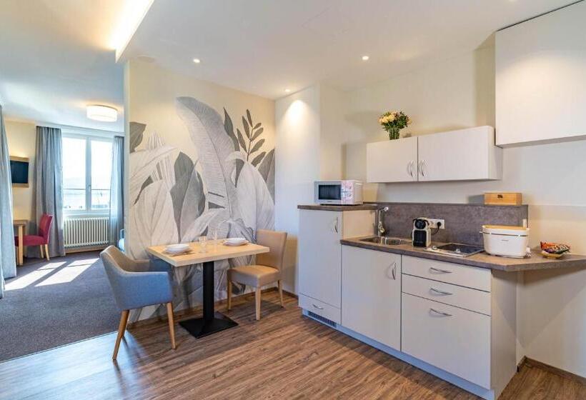 Апартаменты 1 Спальня с Балконом, Apartment Hotel Schreier