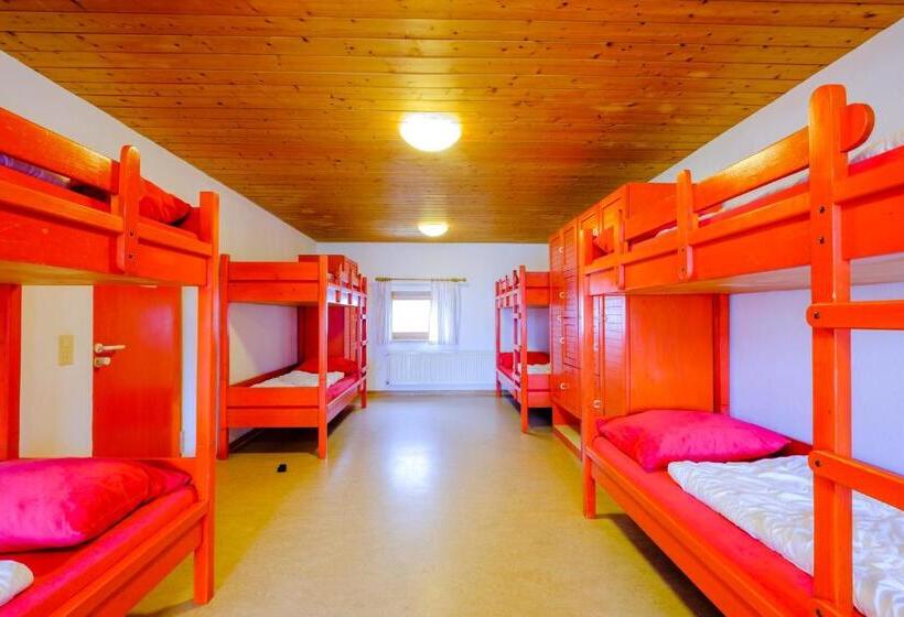 מיטה בחדר מעונות עם מקלחת משותפת, Djh Jugendherberge Pottenstein