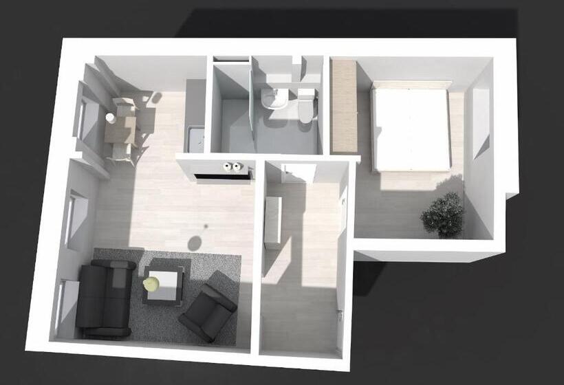 Апартаменты 1 Спальня, F Ritz