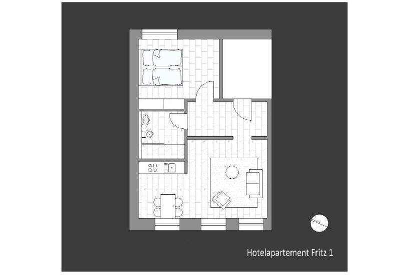 Апартаменты 1 Спальня, F Ritz