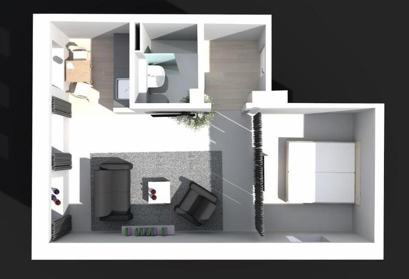 Апартаменты 1 Спальня, F Ritz