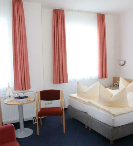 带城市景观的标准间, Garni Meeresgruß