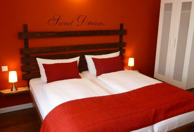 스탠다드 발코니 룸 바다 전망, Haus Strandperle