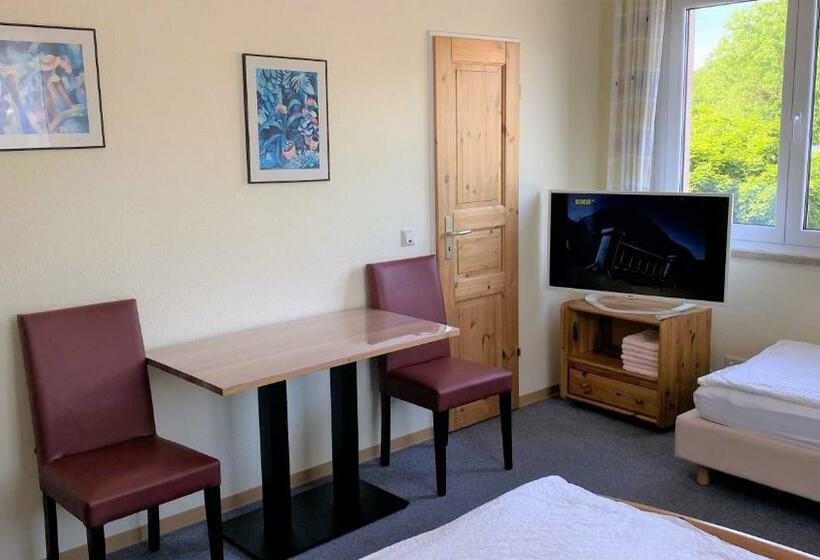 חדר סטנדרט לשלושה, Panorama Café Moselgarten