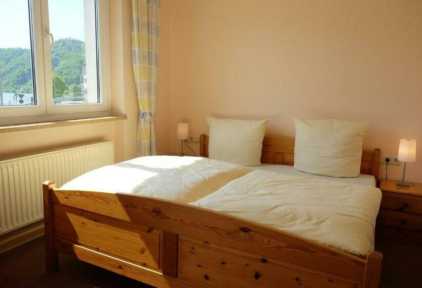 חדר סטנדרט נוף לנהר, Panorama Café Moselgarten