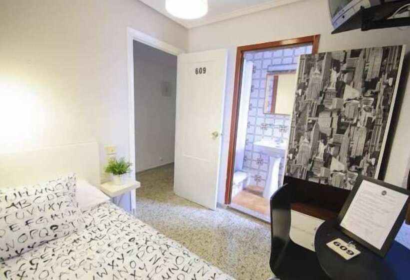 غرفة قياسية فردية, Hostal On Dormire Valencia