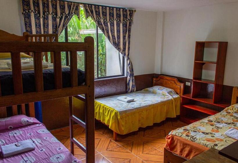 家庭房间共用浴室, Hostal Limoncocha