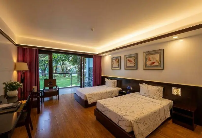 اتاق لوکس با چشم‌انداز باغ, Carmelina Beach Resort Ho Tram