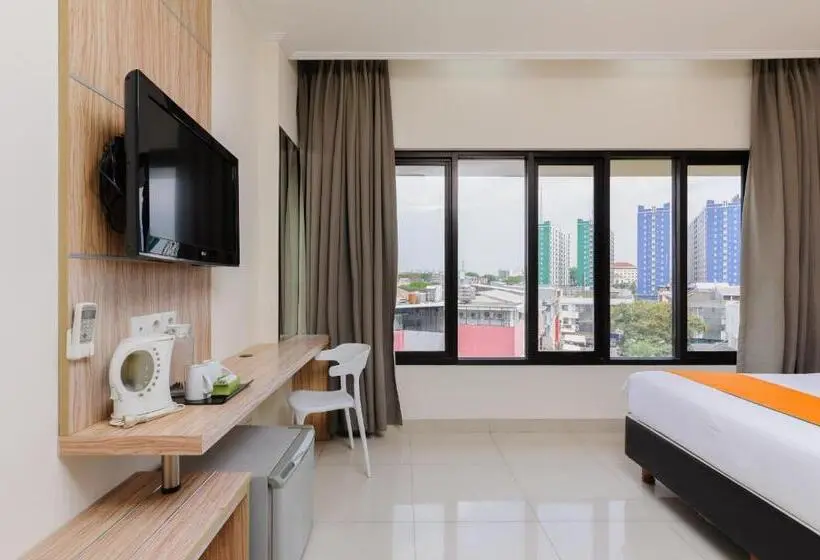 デラックスルーム, Sans Hotel Green Bekasi By Reddoorz