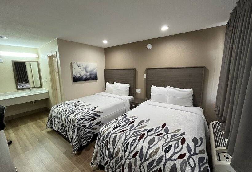 Номер Стандарт 2 Двуспальные Кровати, Red Roof Inn Haltom City