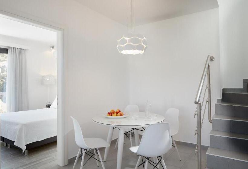 فيلا غرفة نوم واحدة مطلّة علي البحر, Eleia Seafront Suites & Villas