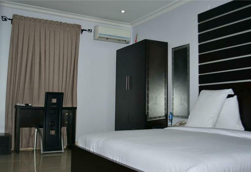 اتاق لوکس با تخت بزرگ, De Rigg Place   Alaka Estate, Surulere