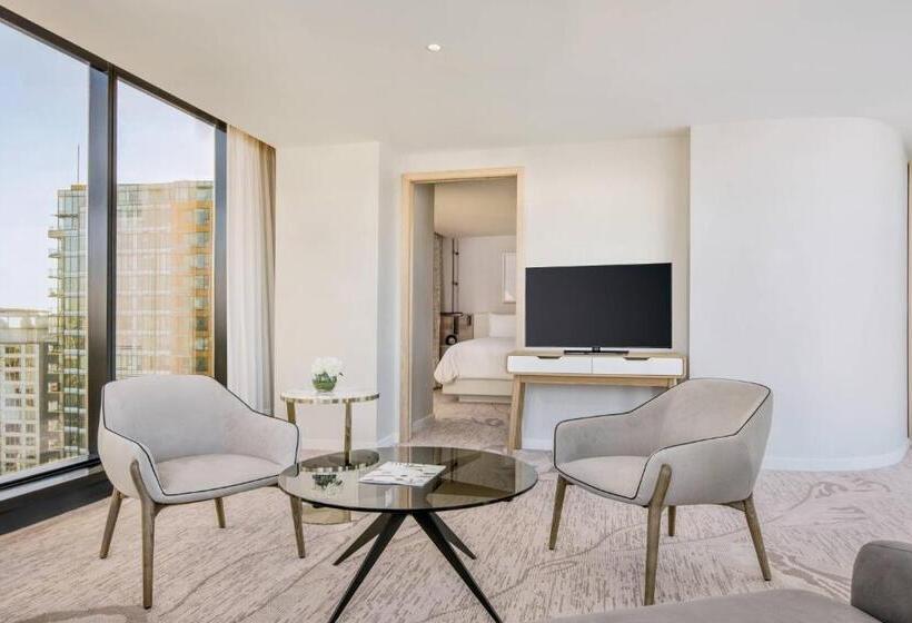 带双人大床的行政管理套房, Jw Marriott Parq Vancouver